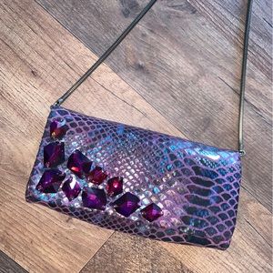 Snakeskin purse